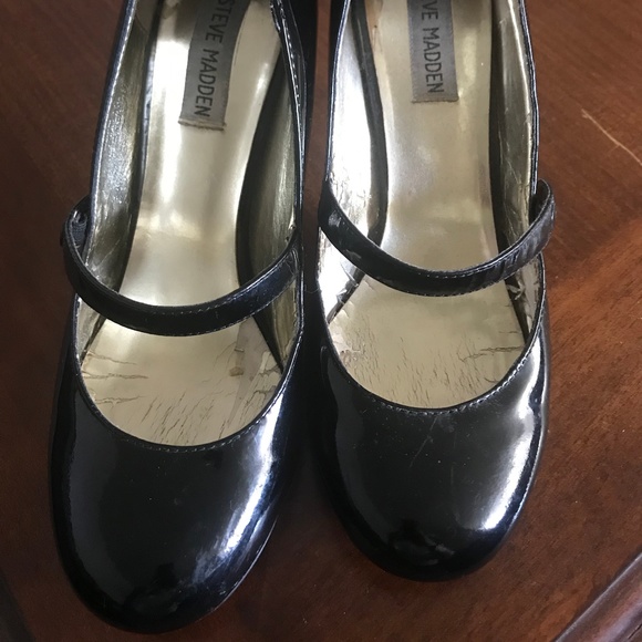 Steve Madden Shoes - Steve Madden Loucee Mary Jane Patent Leather Heels